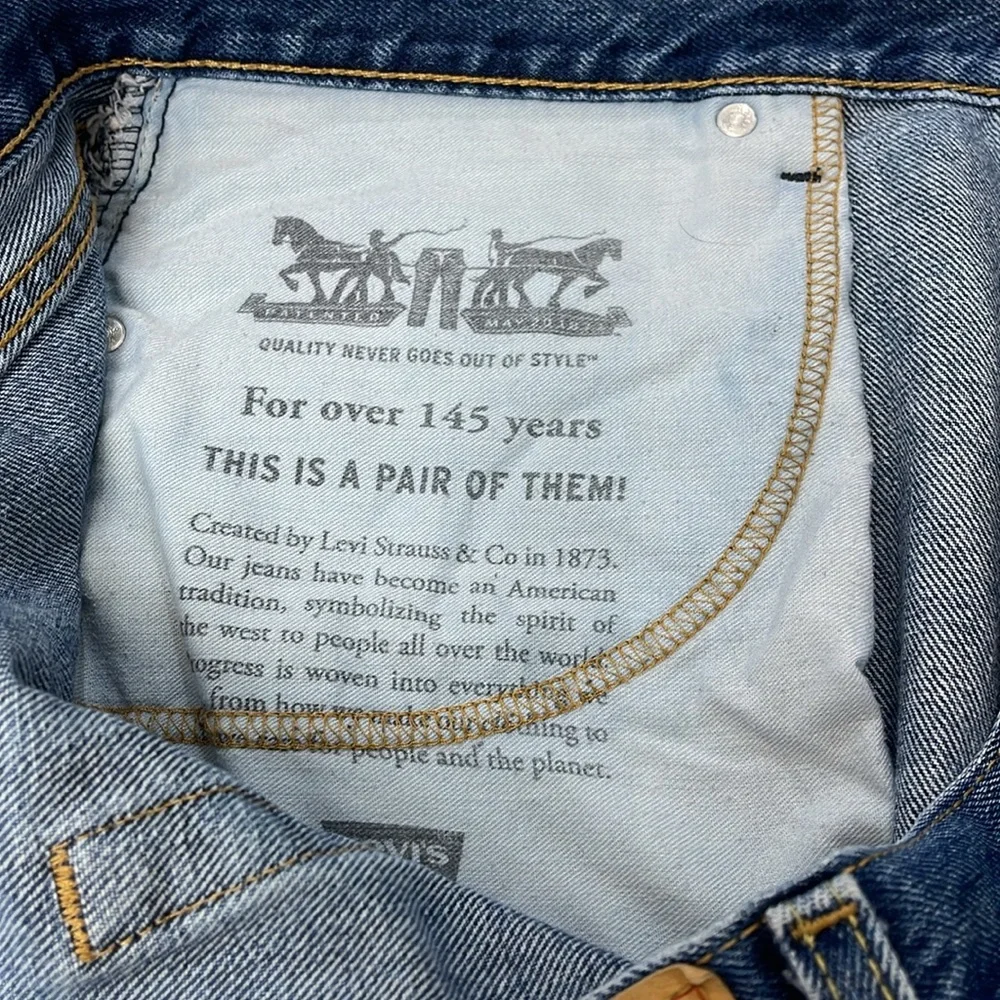 Levi's 550 Relaxed Blue Jeans Classic Denim Style MENS SIZE 40/32